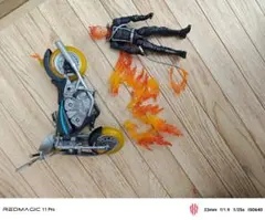 ゴーストライダー フィギュア 発行ギミック 25cm - メルカリ