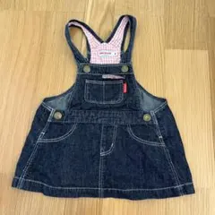 MIKI HOUSE デニムオーバーオール Sサイズ