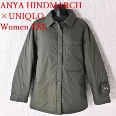 I2 XXL ユニクロ ANYA HINDMARCH パフテックシャツジャケット