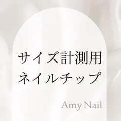 サイズ計測用ネイルチップ