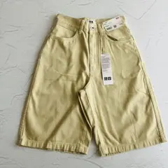 UNIQLO バミューダパンツ ホワイト　22 新品タグ付