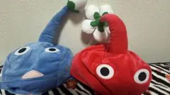 赤・青ピクミン 被り物2点セット
