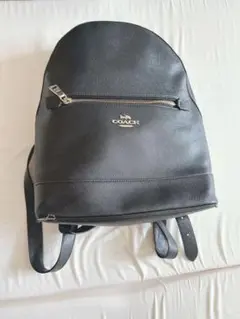 [COACH]訳あり　レザーリュック　ブラック