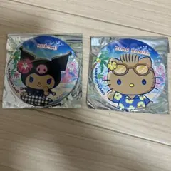 ハーモニーランド ビンゴ 景品 缶バッジ 쿠로미 ダニエル セット