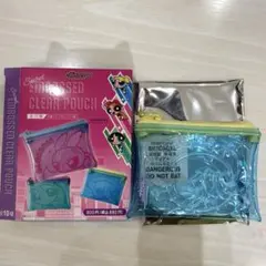 シークレットエンボスクリアポーチ　バブルス