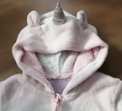 ユニコーンフリースジャケット ピンク H&M