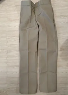 Dickiesベージュ ワークパンツ ストレートフィット