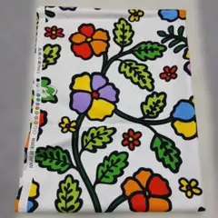 北欧の風 Part 2 綿100% 生地 花柄 日本製(オックス)56cm