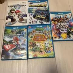 wiiソフト　まとめ売り　5枚セット