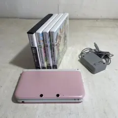 支*)様 Nintendo 3DSLL ピンクホワイト 充電器 タッチペン付き
