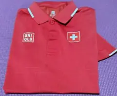 UNIQLO 日本国旗 ポロシャツ レッド サイズ160 - メルカリ