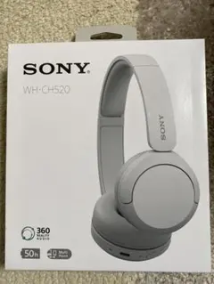 SONY ワイヤレスステレオヘッドセット ホワイト WH-CH520 W