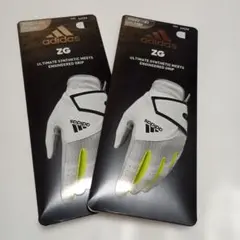 アディダスZGゴルフグローブ24cm2枚ホワイト×ブラックのサムネイル