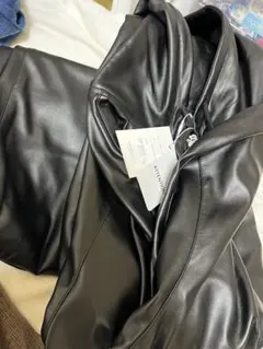 jokerジョーカー　レザーパーカー　レザーパンツ　ジョガーパンツ　セットアップ
