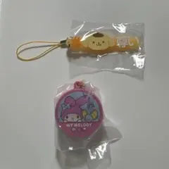 サンリオ ハッシュタグつける ポムポムプリン クッキー缶チャーム マイメロディ