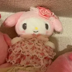 My Melody レディマイメロディ マスコットホルダー ピンク ローズ