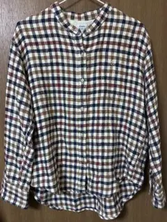 Coen コーエン チェック柄 コットン長袖シャツ L