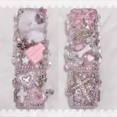 【現品】iQOS イルマワン デコケース ピンク×ホワイト