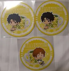 ハイキュー アニカフェ コースター 古森 元也 佐久早 聖臣