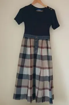 BLUE LABEL CRESTBRIDGE 切り替えワンピース38