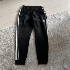 adidas トレフォイル ジャージ パンツ ブラック