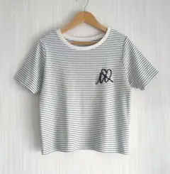 グレイル GRL ロゴ刺繍 ボーダートップスのサムネイル
