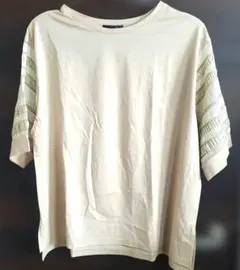 袖異素材半袖TシャツLLのサムネイル