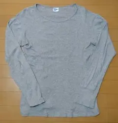 miller ミラー パネルリブ ロンT 古着 グレー M～Lのサムネイル