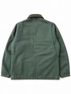コ*ん様 Carhartt ダックジャケット 襟コーデュロイ グリーンのサムネイル