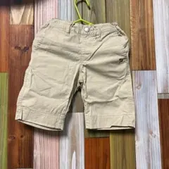 ベージュ 半ズボン ポケット付き