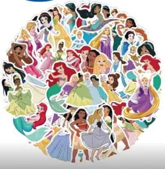 Disney　ディズニー　プリンセス　ステッカー　シール　50枚