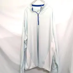 ナイキ ゴルフ ハーフジップ 長袖 カットソー ビッグサイズ XXL 水色 運動のサムネイル