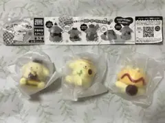 ポムポムプリン マイカラーフィギュア ガチャガチャ 3種セット