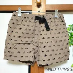 WILD THINGS ワイルドシングス アニマル柄 ショートパンツ ズボン