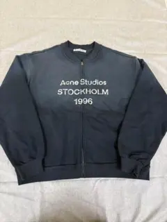 美品Acne Studios ダークグレー ジップアップジャケット