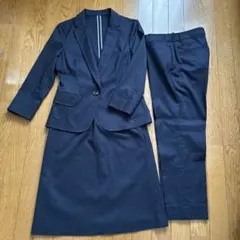 最終値下げ！RU春から夏ネイビー スーツセット ジャケット・スカート・パンツ