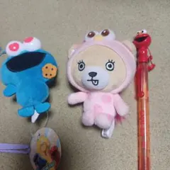 USJクッキーモンスターキーホルダーセット