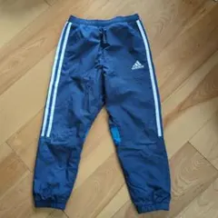 adidasウインドブレーカーズボン 　ネイビー サイドライン　130cm