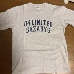 04LIMITED SAZABYS カレッジTシャツ グレー