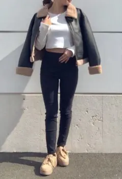 新品 ジーユー スーパーストレッチレギンスパンツ