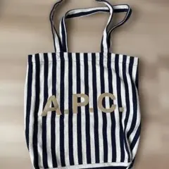 A.P.C. ストライプ トートバッグのサムネイル