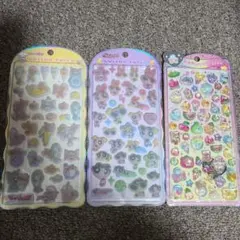 うるちゅるポップシール コットンパフィー パワパフ トムとジェリー くだもの