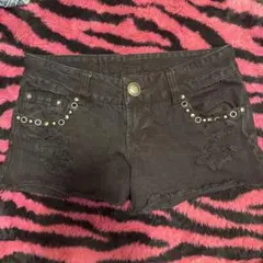 SAINT LAURENT PARIS スタッズ ショートパンツ - メルカリ