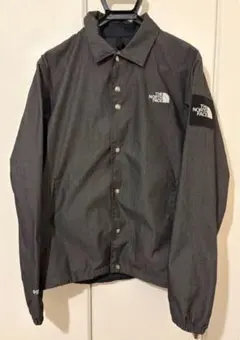 THE NORTH FACE ブラックデニム コーチジャケット Ｌ　ゴアテックス