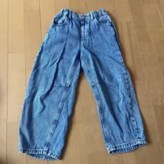 GU バレルレッグジーンズ　120