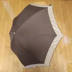 e.s.t ブラウン 晴雨兼用折りたたみ傘
