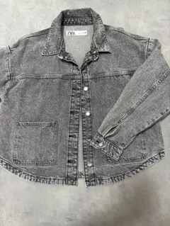 ✨美品✨ZARA グレー デニムジャケット