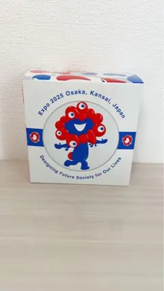 ミャクミャク　ミニゴーフル空き缶