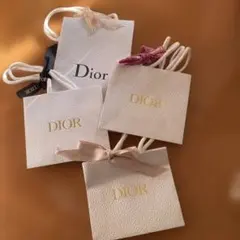 Dior ショップ袋 4点セット ホワイト