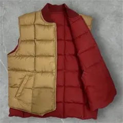 エディーバウアー リバーシブル ダウンベスト L